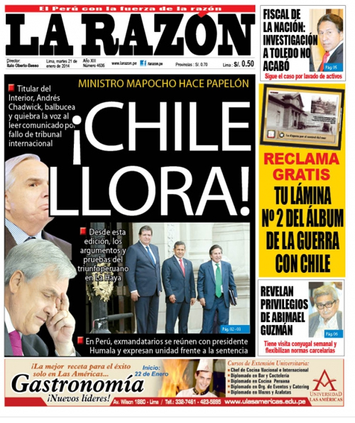 Diario La Razón de Perú