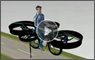 Prototipo de la primera bicicleta voladora